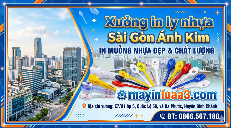 Thìa nhựa cao cấp dùng cho quán cà phê và nhà hàng